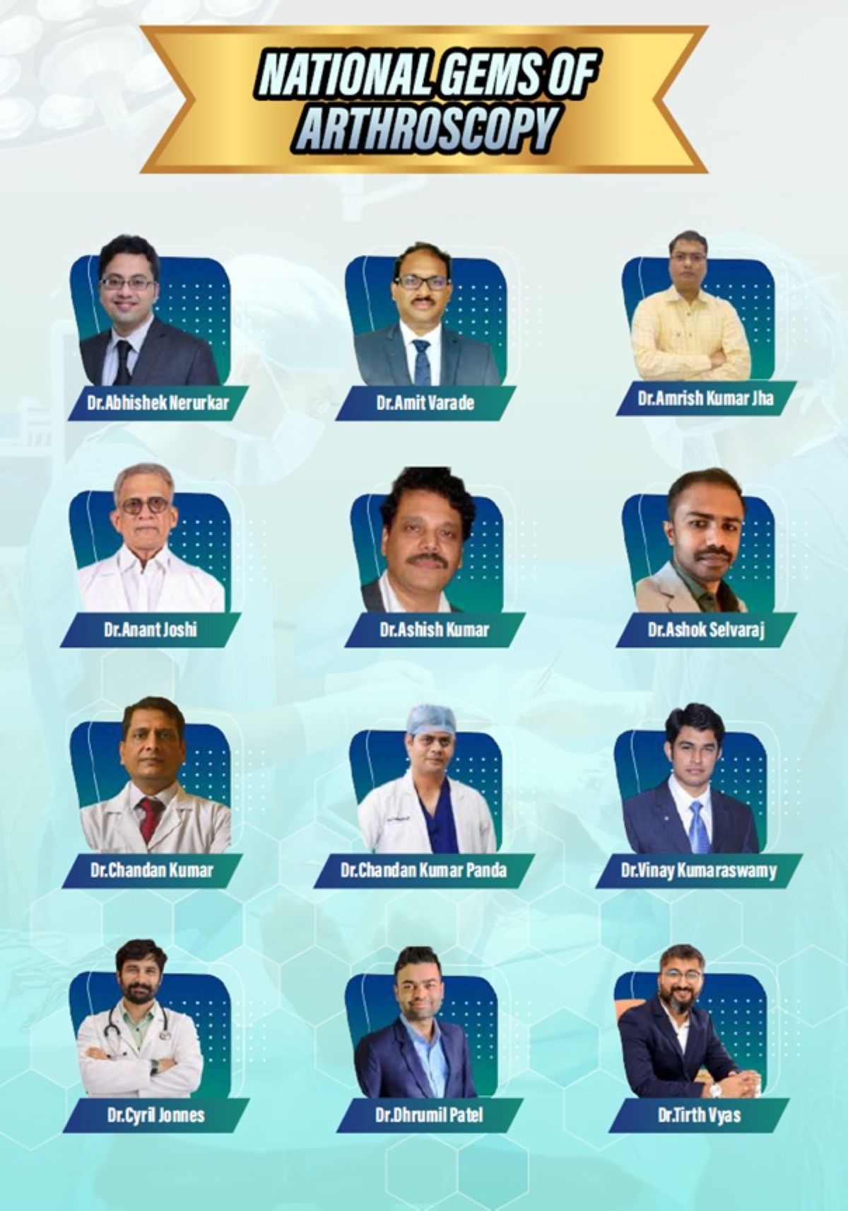 National gems of arthroscopy